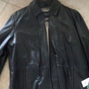 Wilson Leather mans lined coat